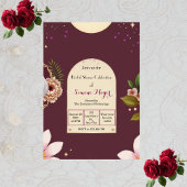 Faire-part de Réception de Mariage Fantastique et