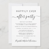 Faire-Part de Réception de Mariage Heureux à Tout  (Devant)