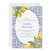 Faire-Part de Réception de Mariage La Dolce Vita