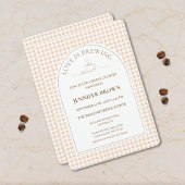 Faire-Part de Réception de Mariage Love Is Brewing