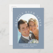 Faire-Part de Réception de Mariage Photo d'Arche (Devant / Derrière)