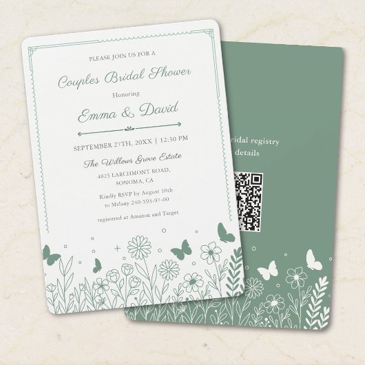 Faire-part de Réception de Mariage pour Couples Ve