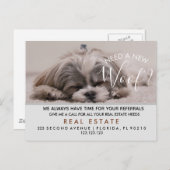 faire-part de référence de laine immobilière (Devant / Derrière)