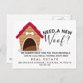 faire-part de référence de laine immobilière (Devant / Derrière)