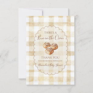 Faire-Part de Remerciement pour Baby-Shower 'Bun i