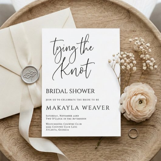 Faire-Part de Remise de Cadeaux de Mariage Minimal