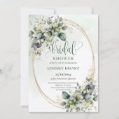 Faire-part de Remise de Cadeaux de Mariée Feuillag (Devant)