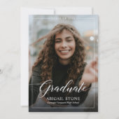 Faire-part de remise de diplôme (Devant)