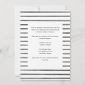 Faire-part de remise de diplôme à aquarelle (Dos)