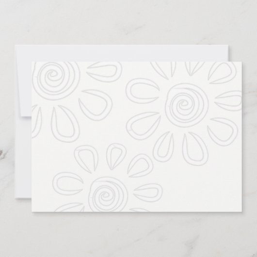 Faire-part de remise de diplôme à fond blanc avec  (Dos)