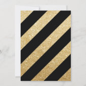 Faire-part de remise de diplôme à paillettes (Dos)