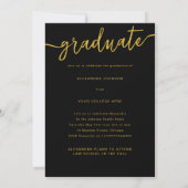 Faire-Part de Remise de Diplôme avec Fleurs en Pho (Dos)
