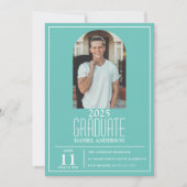 Faire-Part de Remise de Diplôme avec Photo d'Arche (Devant)