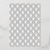 Faire-part de remise de diplôme avec typographie o (Verso)