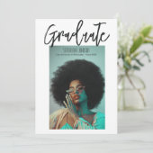 Faire-part de remise de diplôme avec un script mod (Debout devant)