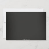Faire-part de remise de diplôme Chalkboard & Lace (Dos)