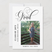 Faire-part de remise de diplôme de calligraphie ph (Devant)