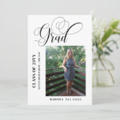 Faire-part de remise de diplôme de calligraphie ph (Debout devant)