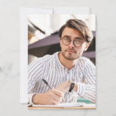 Faire-part de remise de diplôme de faculté de droi (Dos)