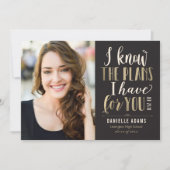 Faire-part de remise de diplôme EDITABLE COLOR (Devant)