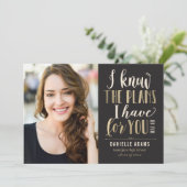 Faire-part de remise de diplôme EDITABLE COULEUR (Debout devant)