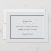 Faire-part de remise de diplôme moderne (Dos)