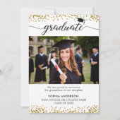 Faire-part de remise de diplôme moderne Evite (Devant)