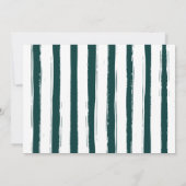 Faire-part de remise de diplôme Moderne Vert 3 ave (Dos)