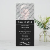 Faire-part de remise de diplôme personnalisé (Debout devant)