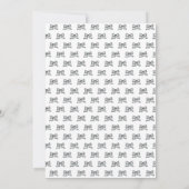 Faire-part de remise de diplôme photo bébé bleu Co (Dos)