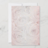 Faire-part de remise de diplôme rose géométrique m (Dos)