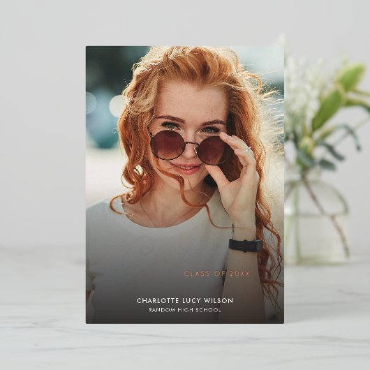 Faire-part de remise de diplômes 2025 (Debout devant)