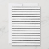 Faire-part de remise de diplômes à l'aquarelle (Dos)