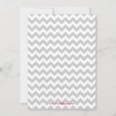 Faire-part de remise de diplômes - Collage Chevron (Dos)