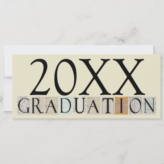 Faire-part de remise de diplômes/Invitations à une (Devant)