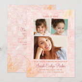 Faire-part de remise de diplômes Photo Subtiles Bo (Devant / Derrière)