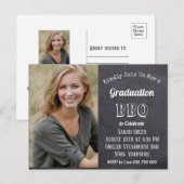 Faire-part de remise de diplômes tableau noir (Devant / Derrière)