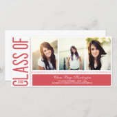 Faire-part de remise de diplômes tout simplement c (Devant / Derrière)