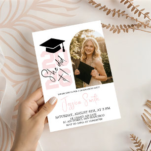 Faire-Part de Remise des Diplômes avec Photo en Ar