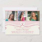 faire-part de remise des diplômes de la soirée Pin (Dos)