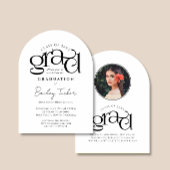 Faire-part de remise des diplômes Elegant Arch GRA