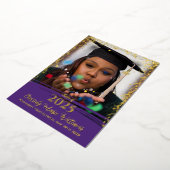 Faire-part de remise des diplômes en feuille de co (Rotation)