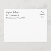 Faire-part de remise des diplômes Floral Graphique (Dos)