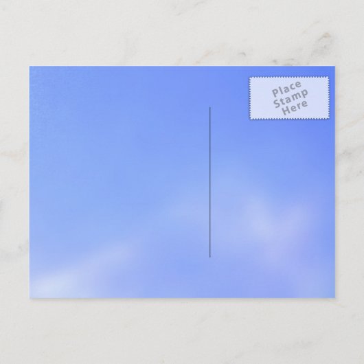 Faire-part de rendez-vous de destination de ciel d (Dos)