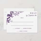 Faire-part de réponse / Carte postale RSVP pour ma (Devant / Derrière)