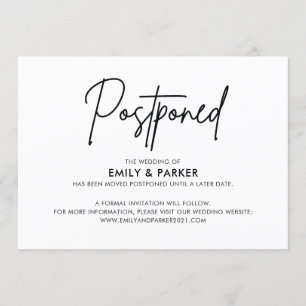 Faire-part de report