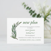 Faire-part de report (Debout devant)