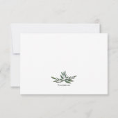 Faire-part de report (Dos)