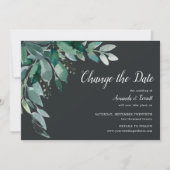 Faire-part de report Mariage de Foliage abondant (Devant)