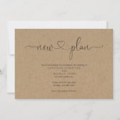 Faire-part de report Mariage russe (Devant)